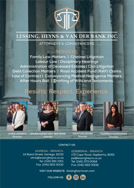 Lessing, Heyns and Van Der Bank Attorneys Inc.